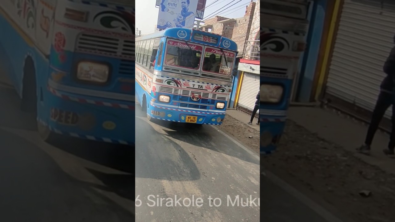 SD16 Sirakole to Mukundopur Bus #viral #youtubeshorts #bus #shorts