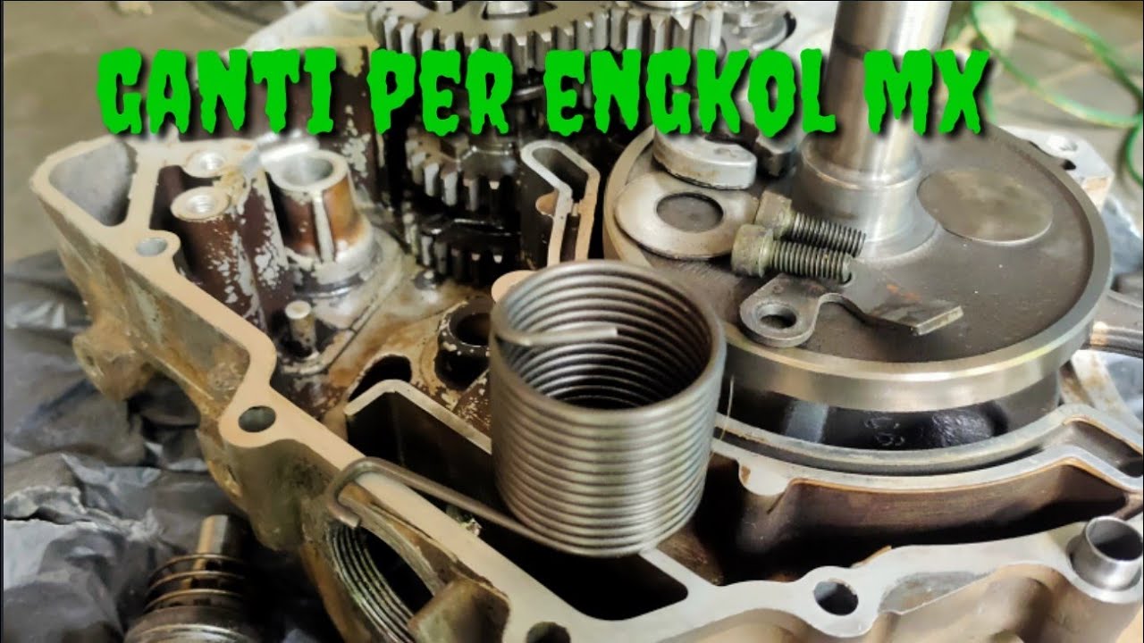 Proses pasang ganti per kick starter jupiter mx lama