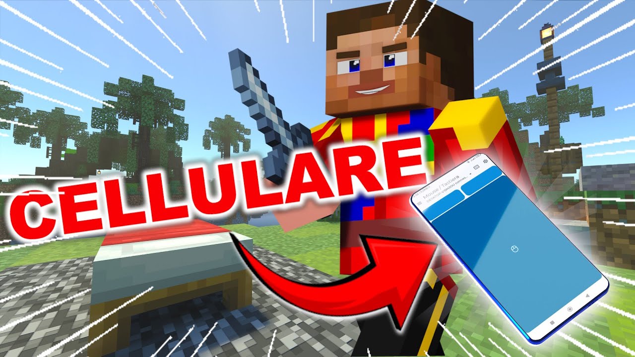 HO UTILIZZATO il CELLULARE come MOUSE nelle BEDWARS!
