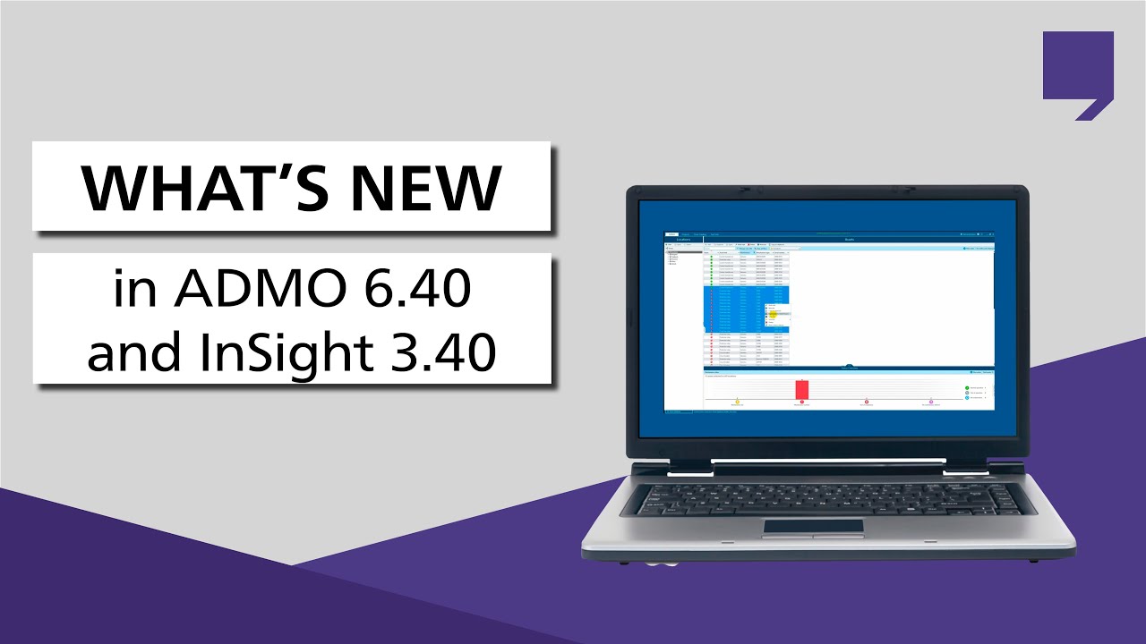 What's New in ADMO 6.40 + InSight 3.40