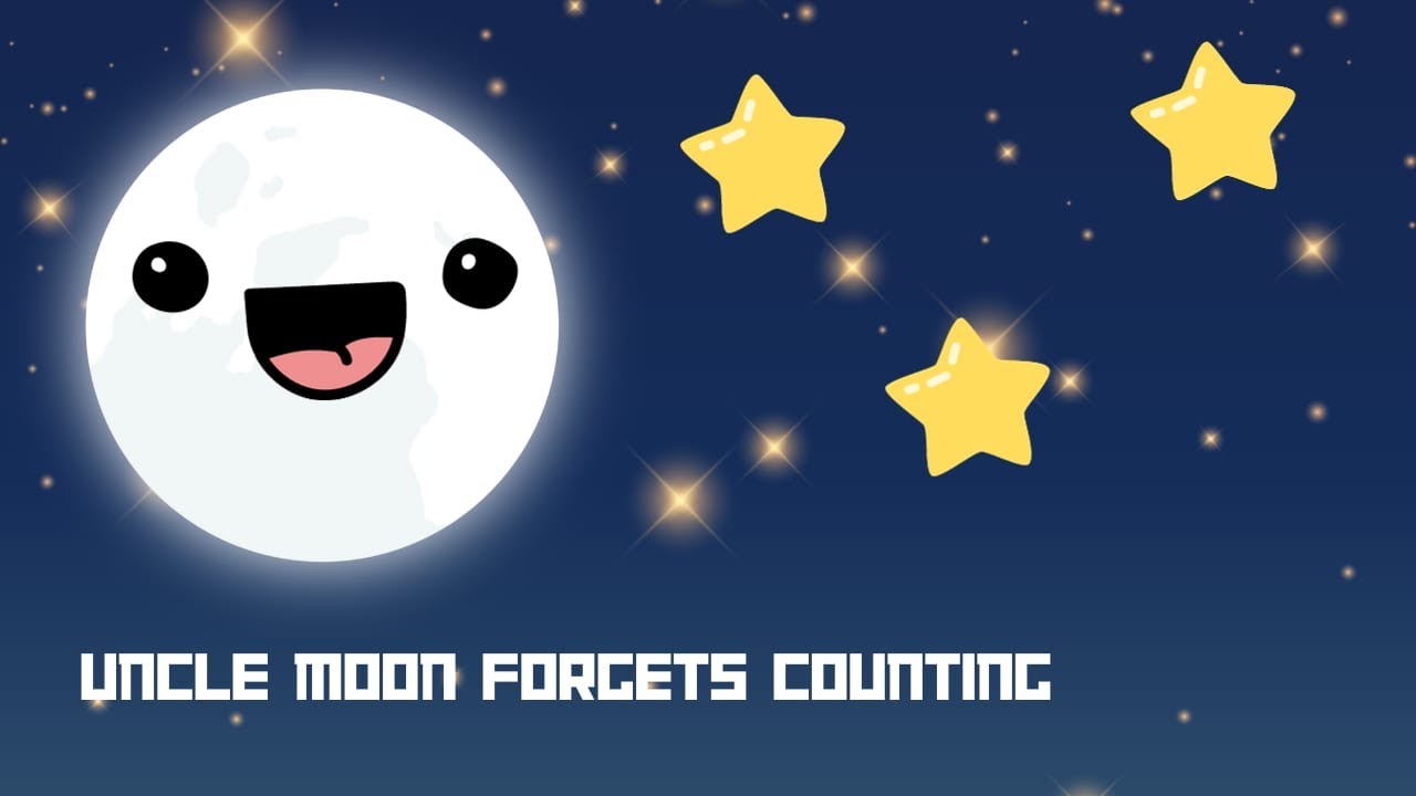 Uncle Moon Forgets Counting - English Stories for Kids