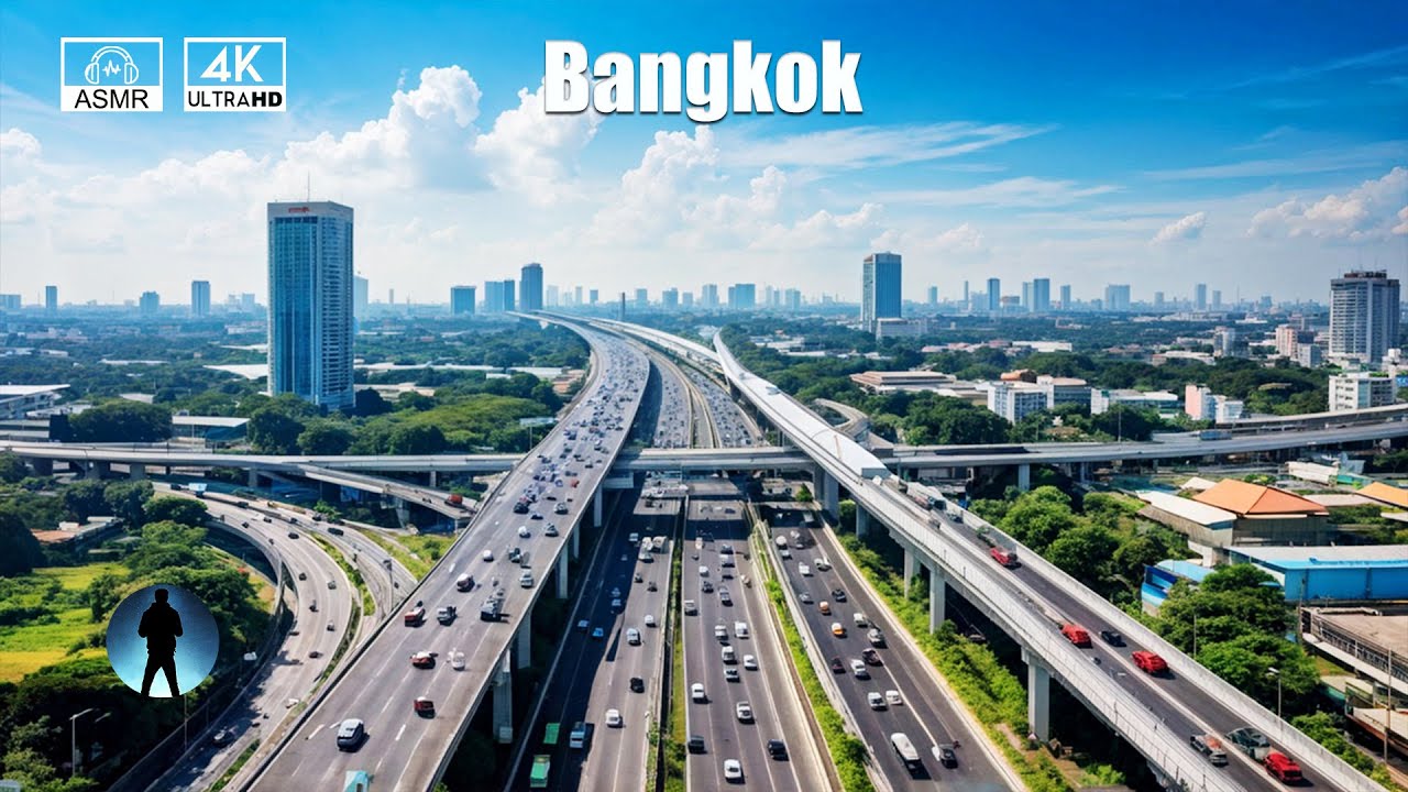 🇹🇭🏍️ Motorcycle Ride from Bangkok to Pattaya | 4K POV Road Trip | Relaxing Street Views｜4K Thailand