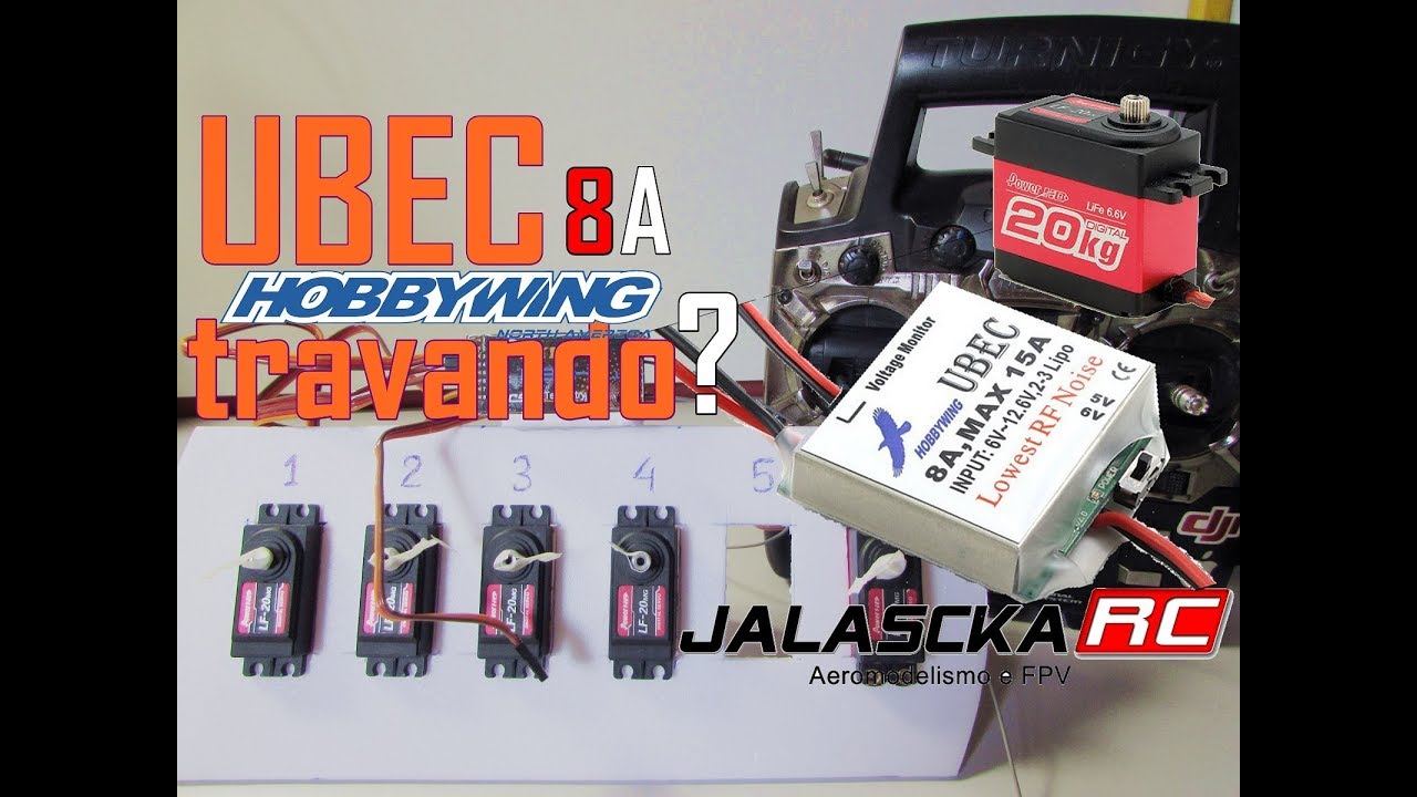Ubec Hobbywing 8A Falta de Alimentação?