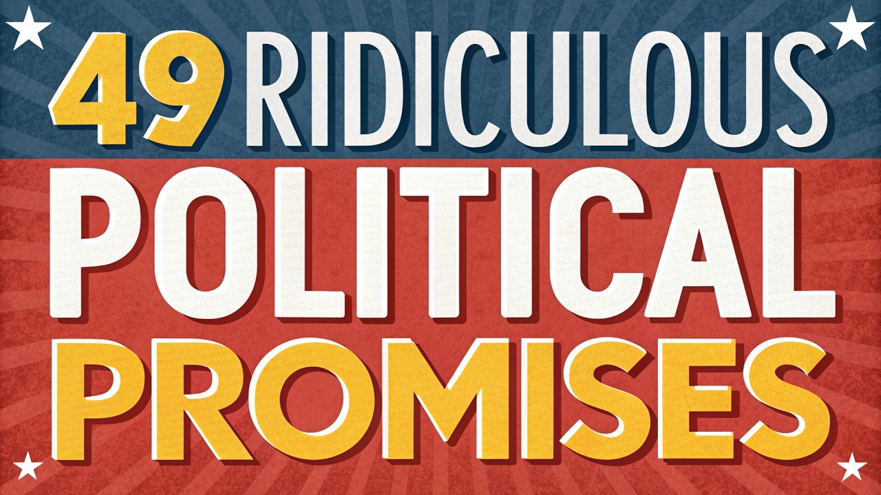 49 Ridiculous Political Promises in US History! REAL!