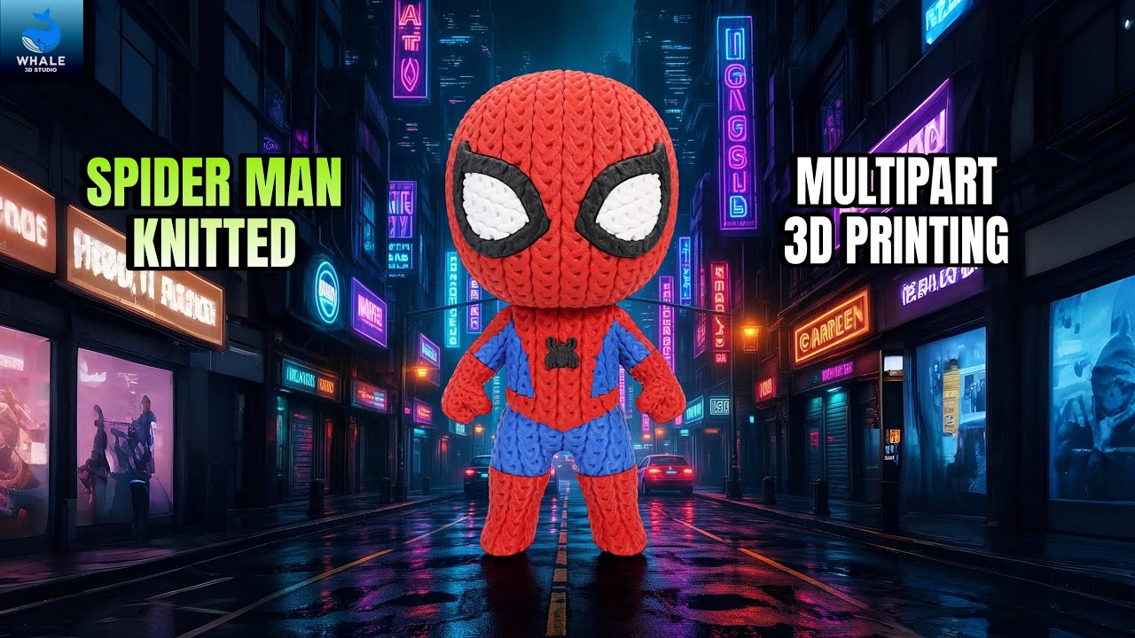 Spider Man - Knitted - Crochet - Multipart 3D Printing