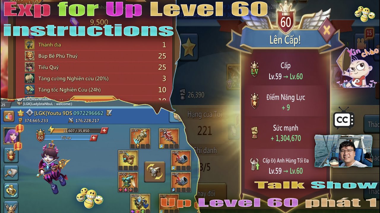 Exp Level 60 🥳 | Lords Mobile 9DS