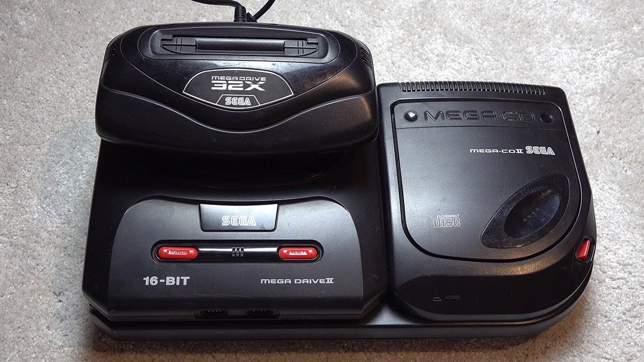 SEGA MEGA DRIVE II + MEGA CD II + SEGA 32X - Unboxing & Live Test (LSTlog #3) [4K]
