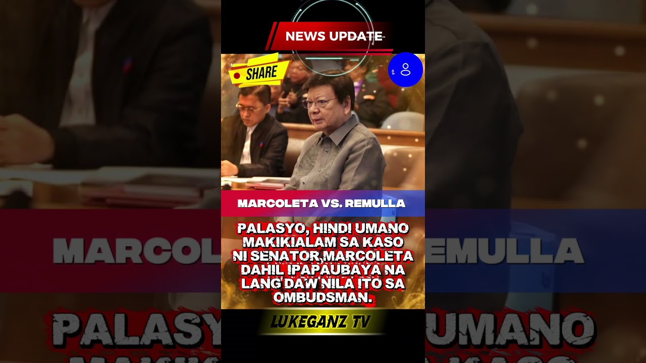 HALA! PALASYO HINDI MAKIKIALAM KAY SEN. MARCOLETA? #highlights#news#update#viral#politics#shorts