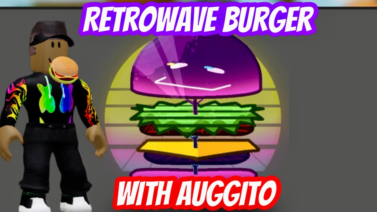 How to find RETROWAVE BURGER in Find The Burgers with Auggito