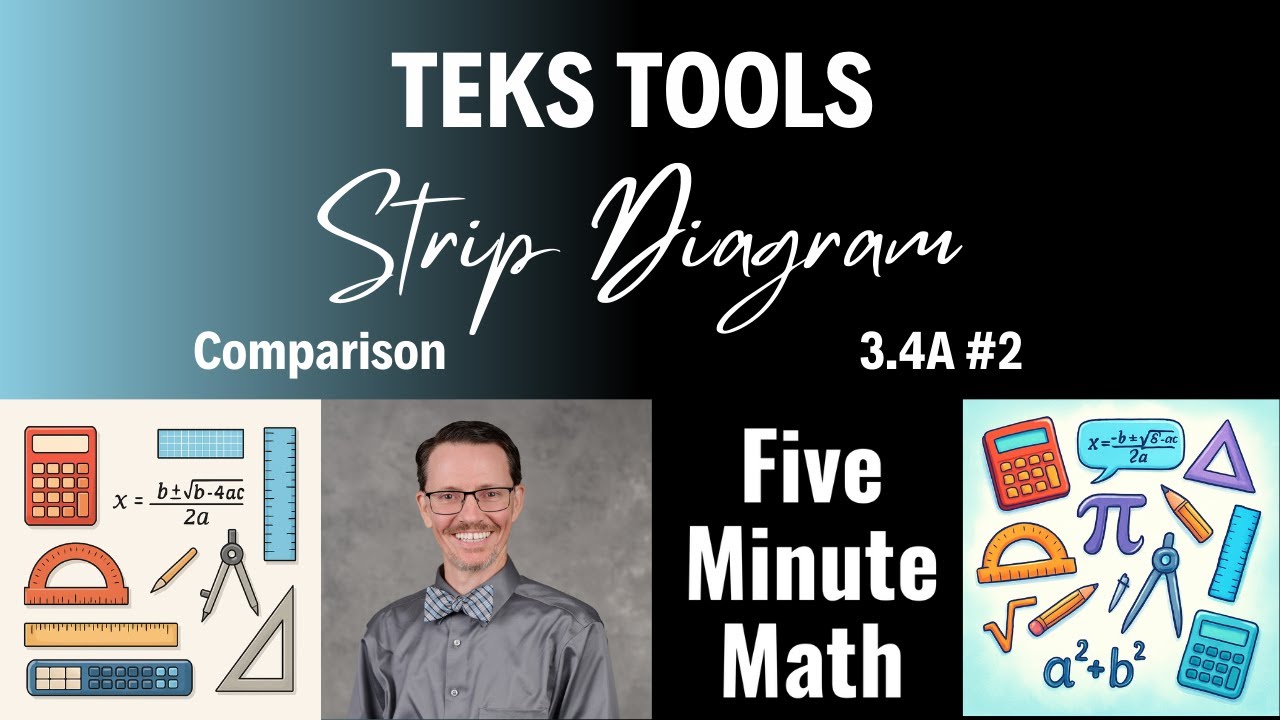 TEKS Tools Strip Diagram: Comparison (3.4A #2)