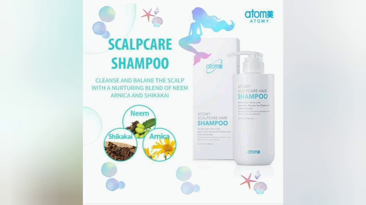 best natural & herbal shampoo #Atomy scalp care shampoo manufactured by KOLMAR KOREA