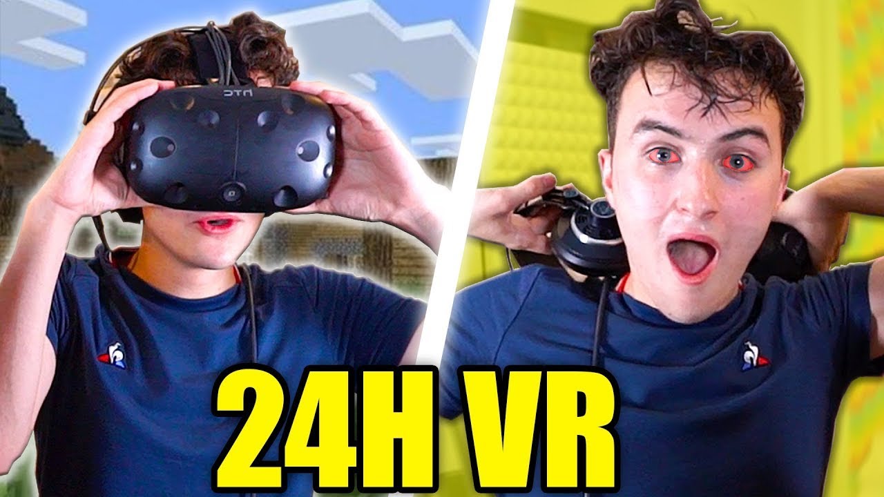 Je Reste 24h En VR (Dormir dans Minecraft VR)