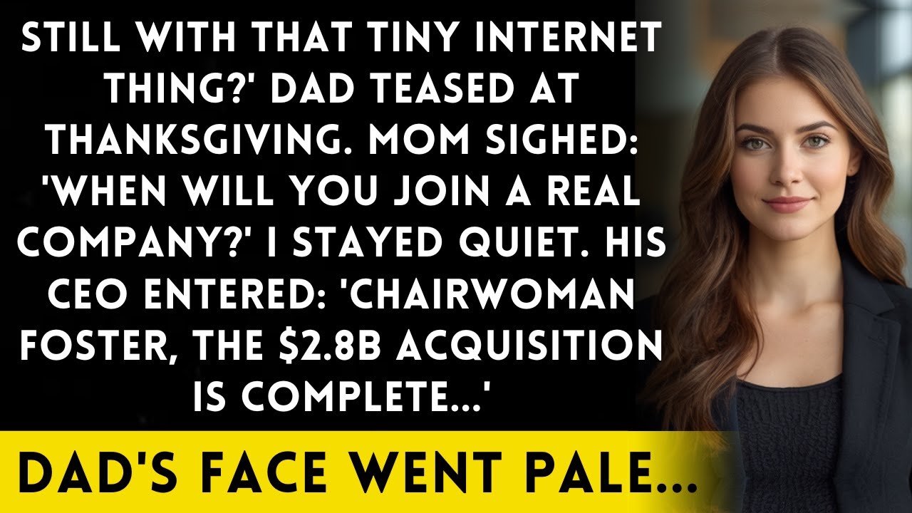 Family Mocked My 'Small Online Business' At Thanksgiving - Until Dad's CEO Called Me 'Boss'