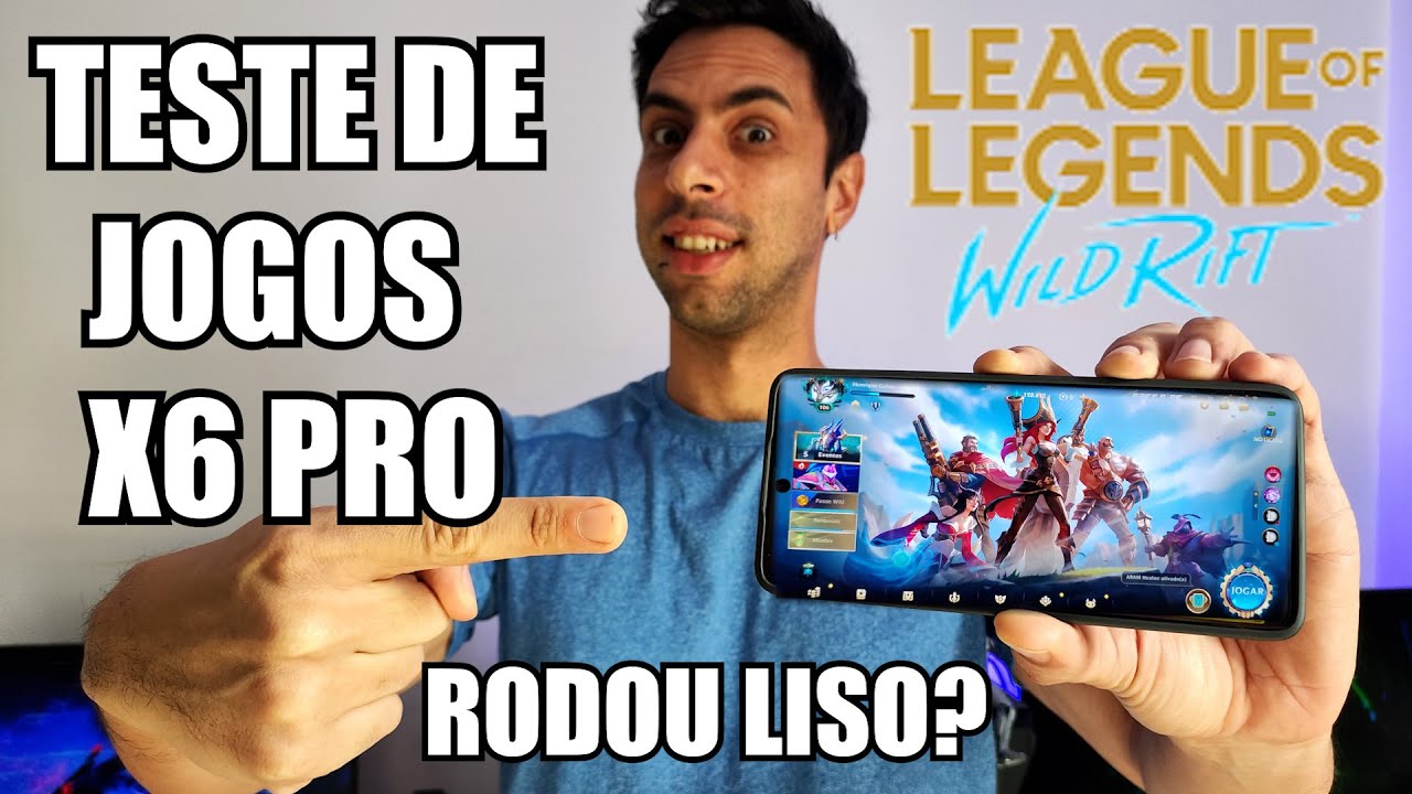 TESTE DE JOGOS POCO X6 PRO PT 2 (WILD RIFTS)! &Eacute; CONFORT&Aacute;VEL JOGAR NO X6 PRO?