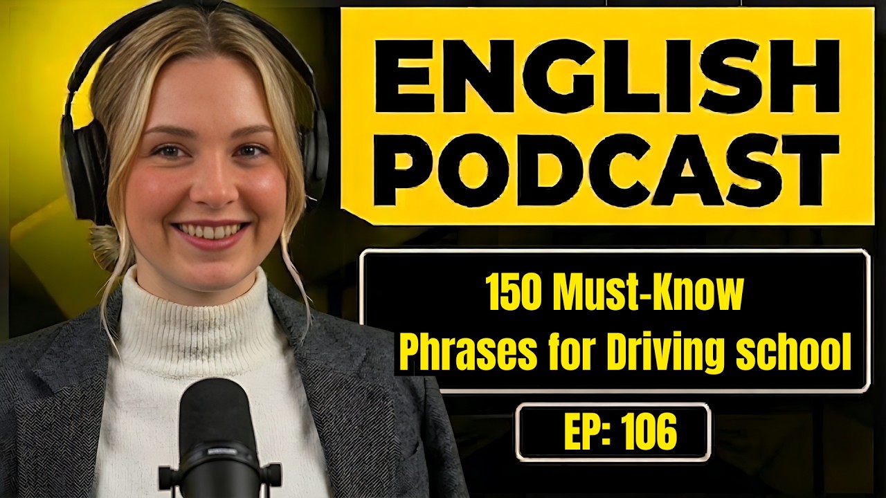 100 Essential Phrases & How to Talk at the Driving School in English | English Conversation Practice