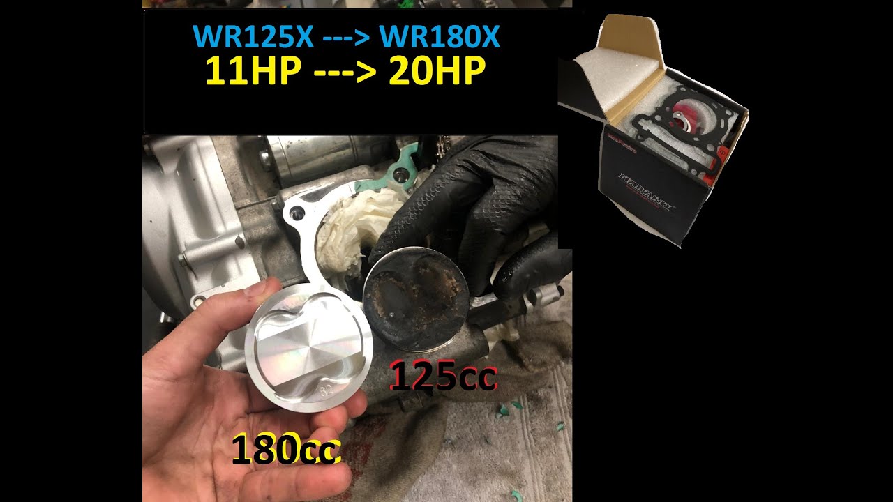 WR125X 180cc kit + cam | Tuning story 2k20
