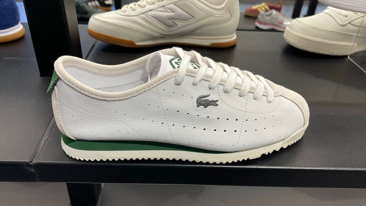 Lacoste Club Low Leather (White/ Dark Green) - Style Code: 49SFA00431R5-WHT