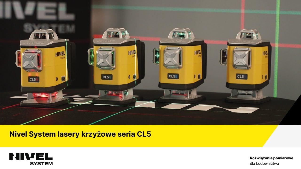 Nivel System lasery krzyżowe seria CL5