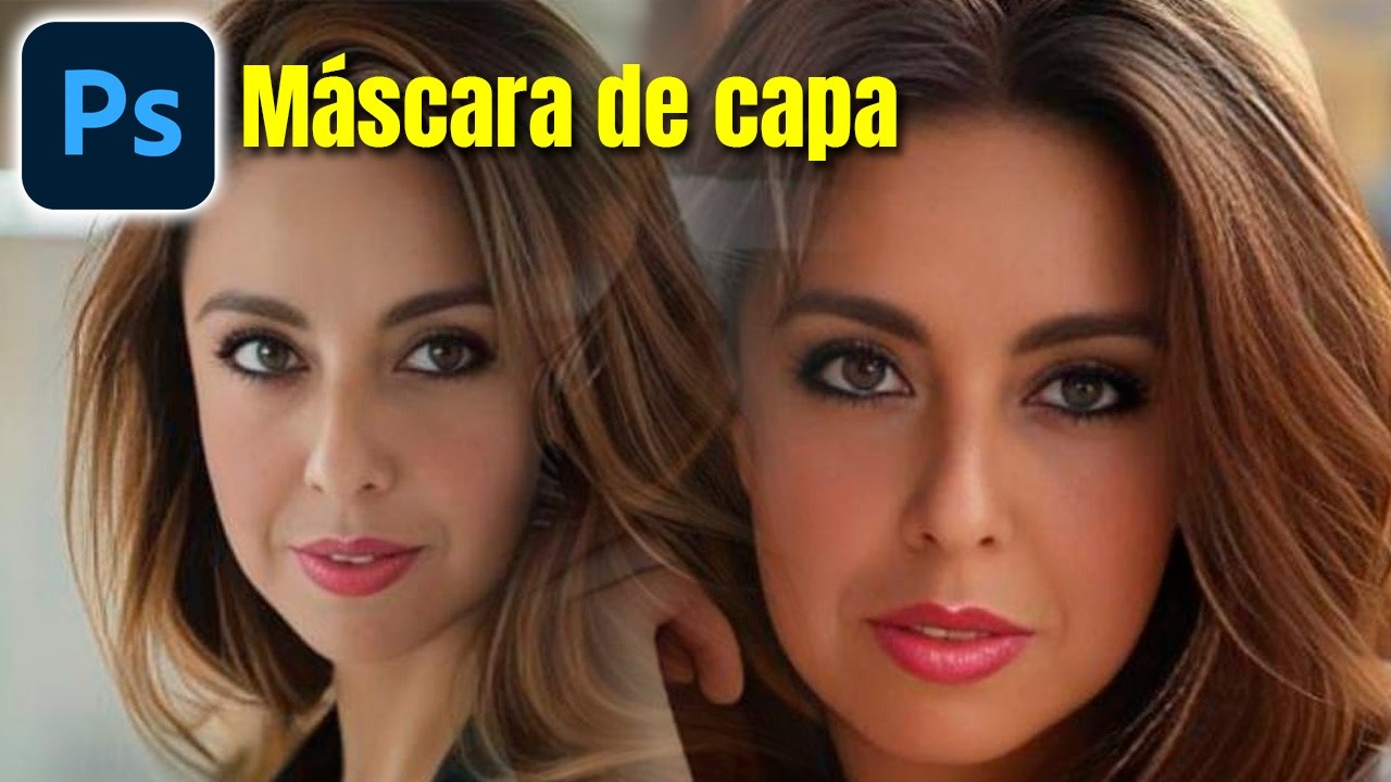 COMO CREAR MASCARA DE CAPA ADOBE PHOTOSHOP CC #photoshop