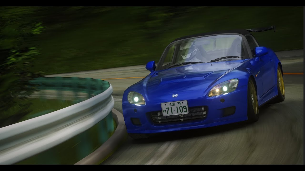 【Assetto Corsa】4:10:440 Tsukuba Outbound Time Attack | S2000 Tuned | The Single-Handed Steer |