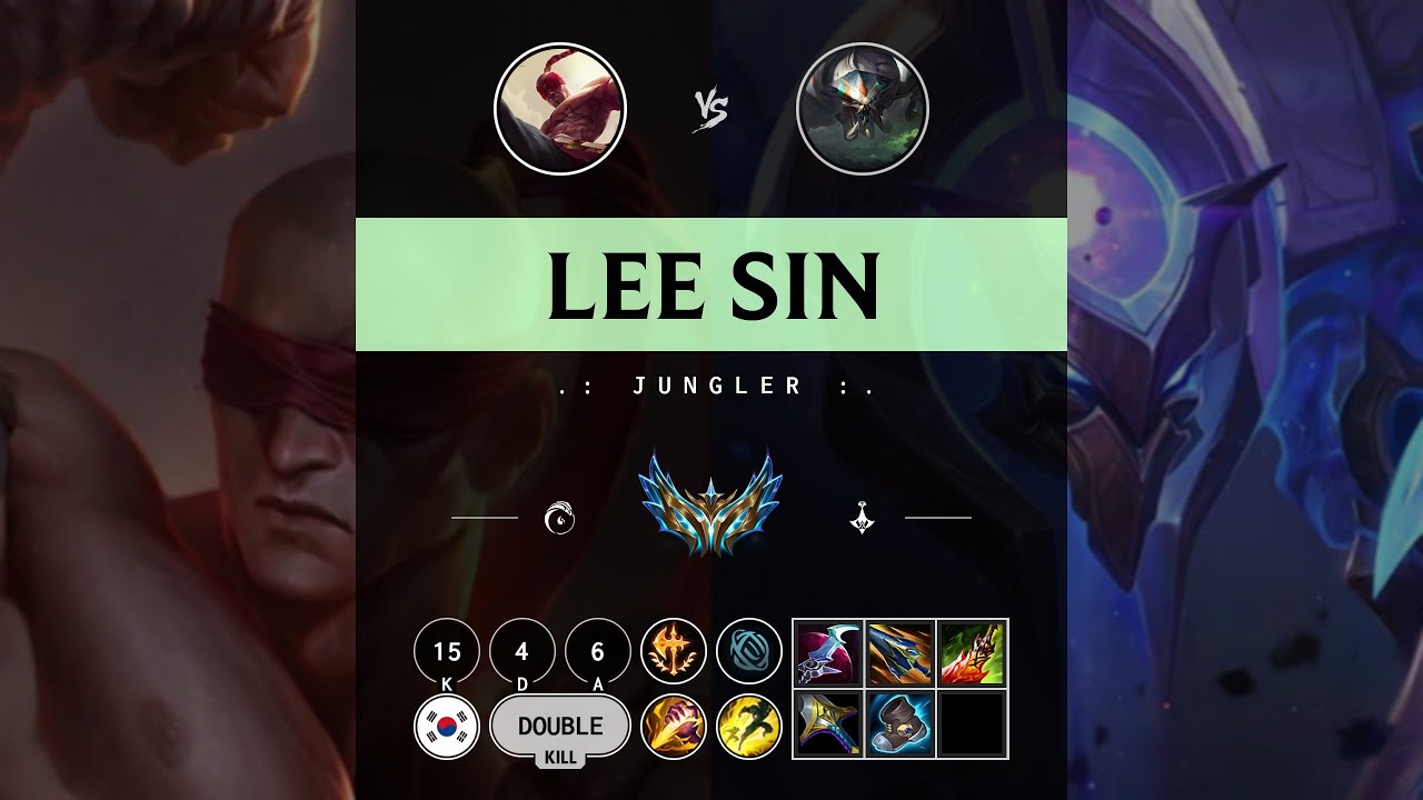 Lee Sin Jungle vs Skarner - KR Challenger Patch 14.11