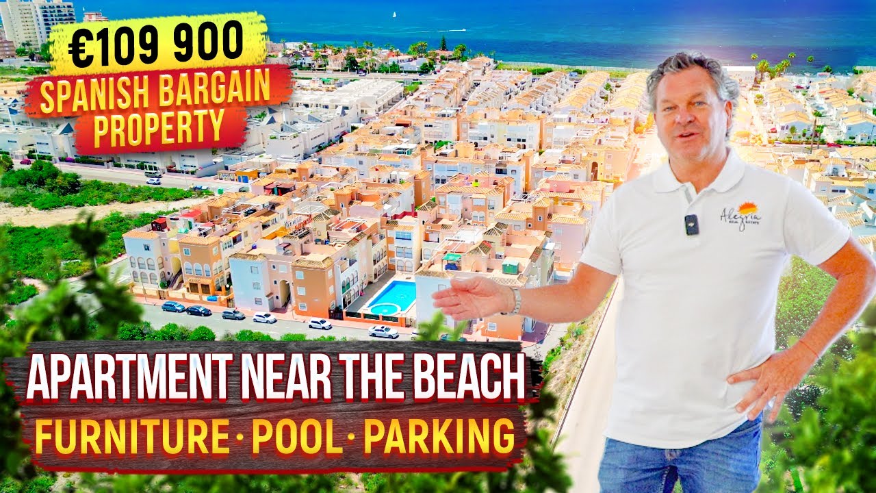 Newly Reformed Apartment with Furniture & Pool, Parking 200 m to the beach | Real Estate Alegria