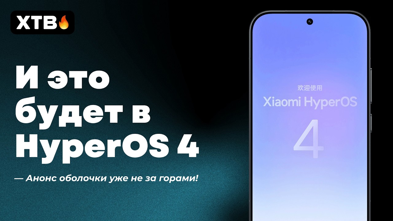 🔥Это Будет в HyperOS 4 // Слит Внешний Вид HyperOS 4 для Xiaomi!