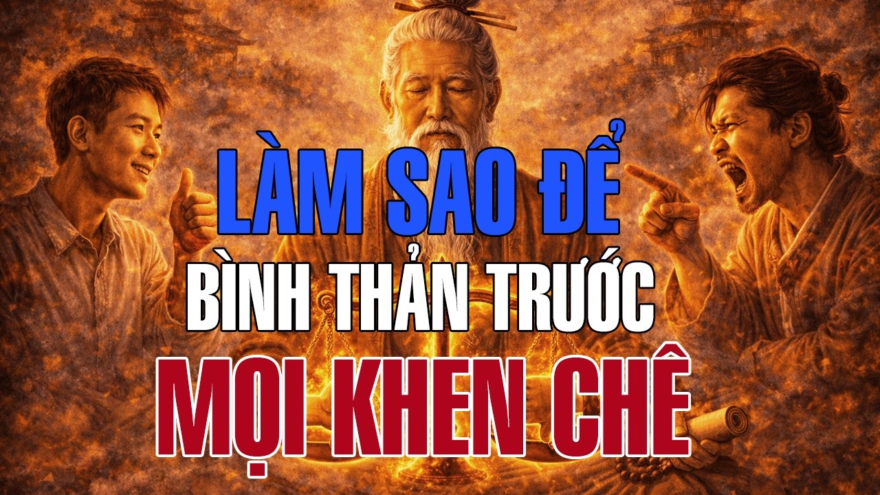 TRIẾT LÝ NGƯỜI XƯA - Làm Sao Để Bình Thản Trước Mọi Khen Chê | Giọng Đọc Nguyễn Ngọc Ngạn