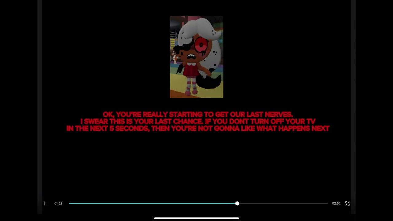 Dandy’s world show antipiracy screen (good ending)