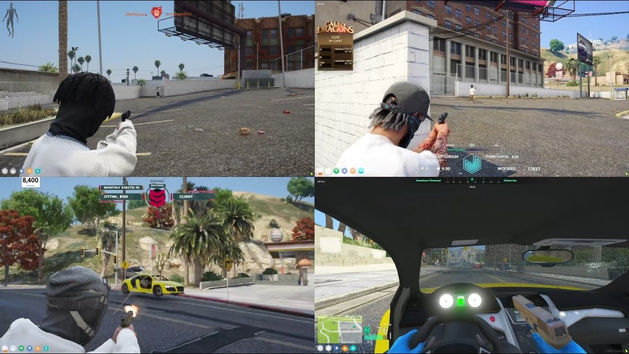Manor vs Hydra 6v6 At Ammo Crate (Multi POV) | NoPixel 4.0 GTA RP