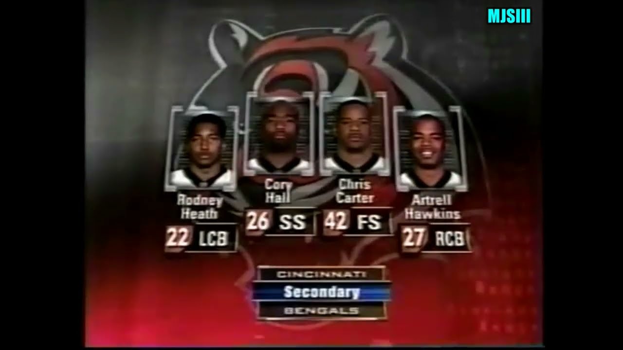 2001 week 01 New England Patriots at Cincinnati Bengals