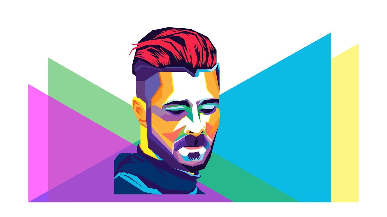 Full WPAP Art Tutorial Adobe Illustrator