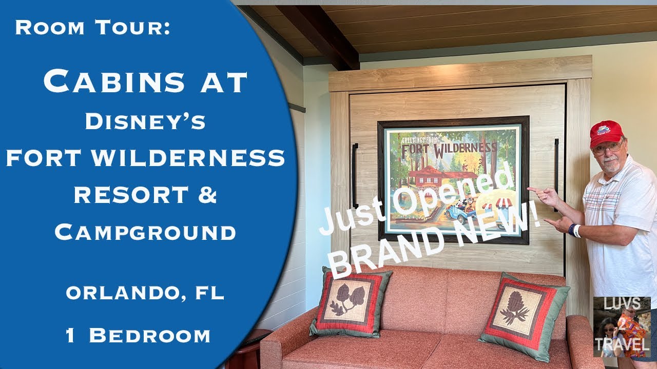 It's the NEWEST Tiny Home at Disney! Cabins at Disney's Fort Wilderness Resort 1 Bedroom w/ TUB DVC