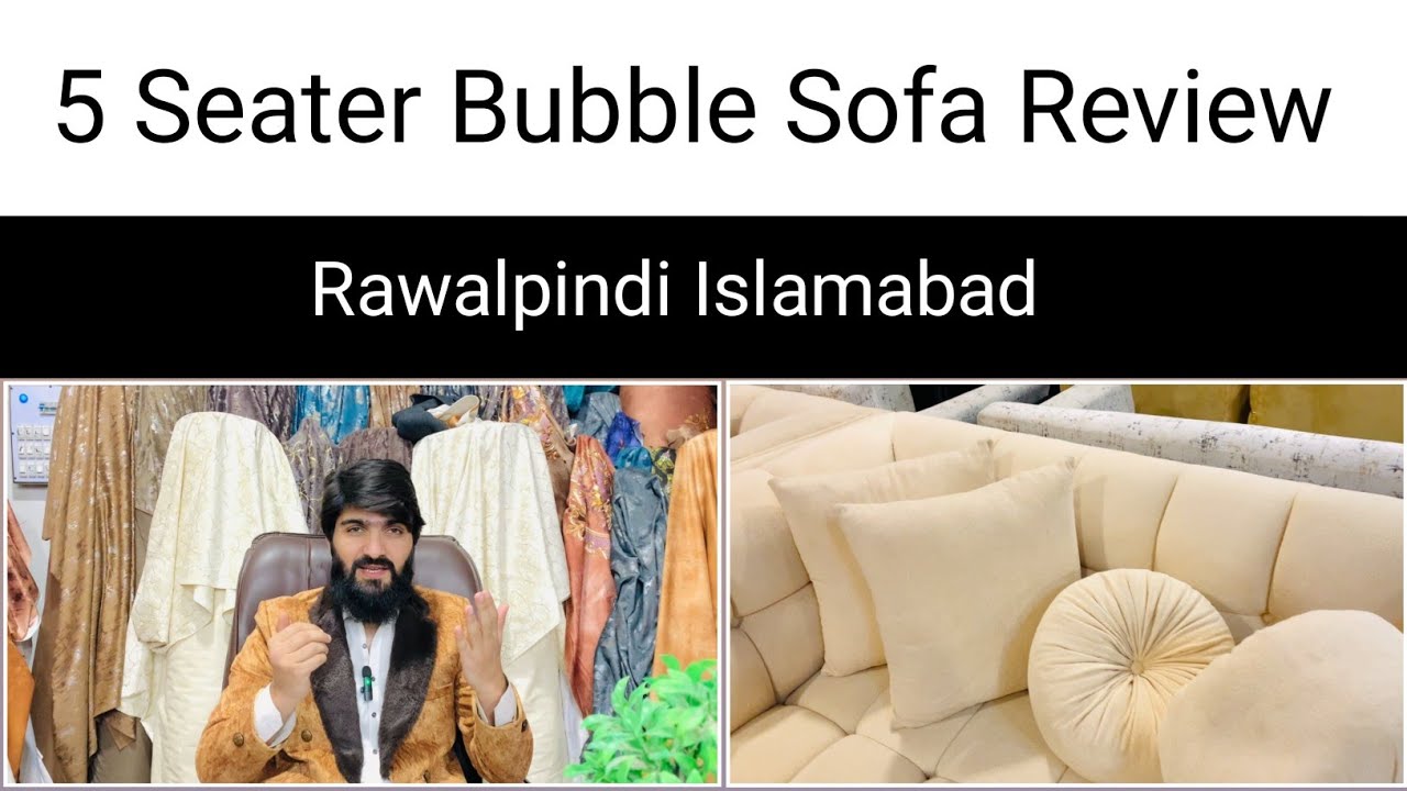 Guess the Price 😱 | 5 Seater Bubble Sofa Full Review | Price & Comfort Test
