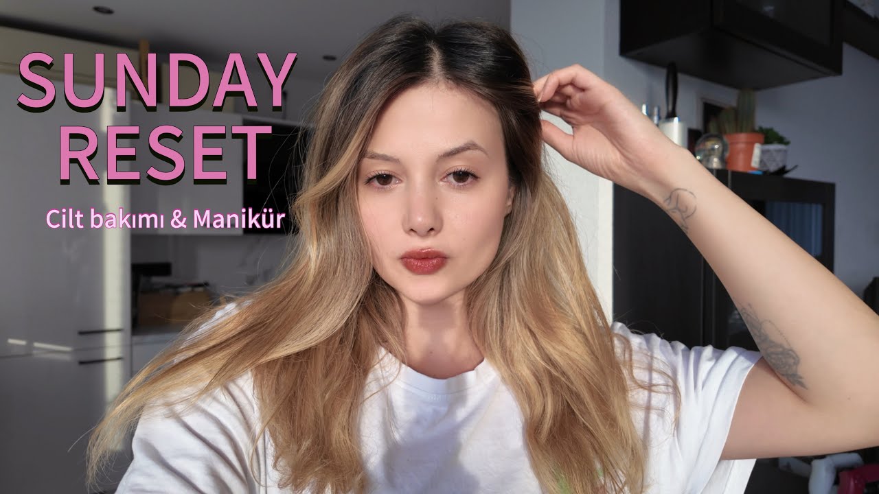 VLOG | Sunday Reset | Saçlar , tırnaklar , cilt bakımı ,nevresim 💆‍♀️🛁🏡💜