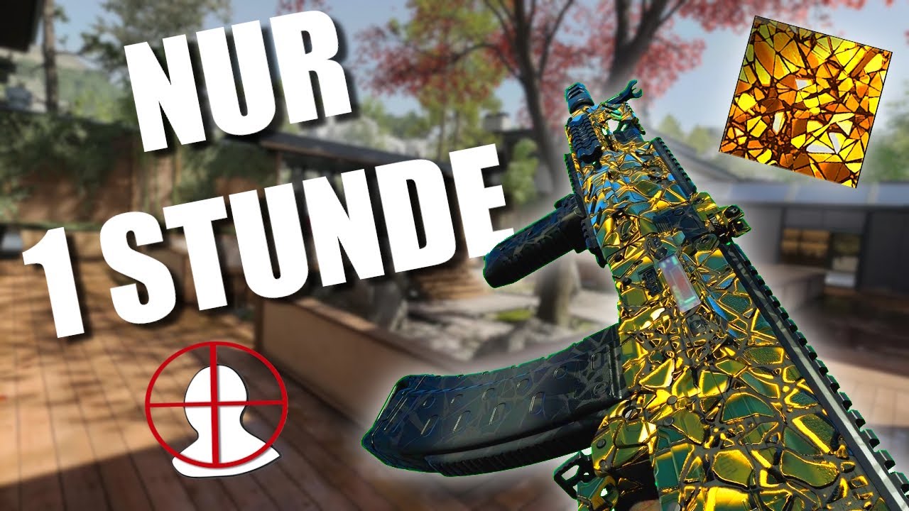 NUR 1 STUNDE für die GOLD TARNUNG?