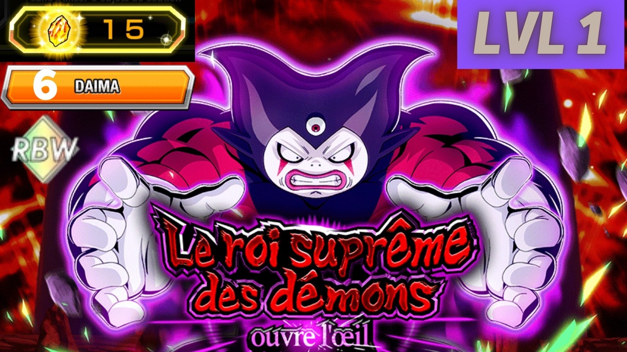 LE ROI SUPRÊME DES DÉMONS OUVRE L'ŒIL - TOUTES LES MISSIONS #dokkanbattle #gomah #daima