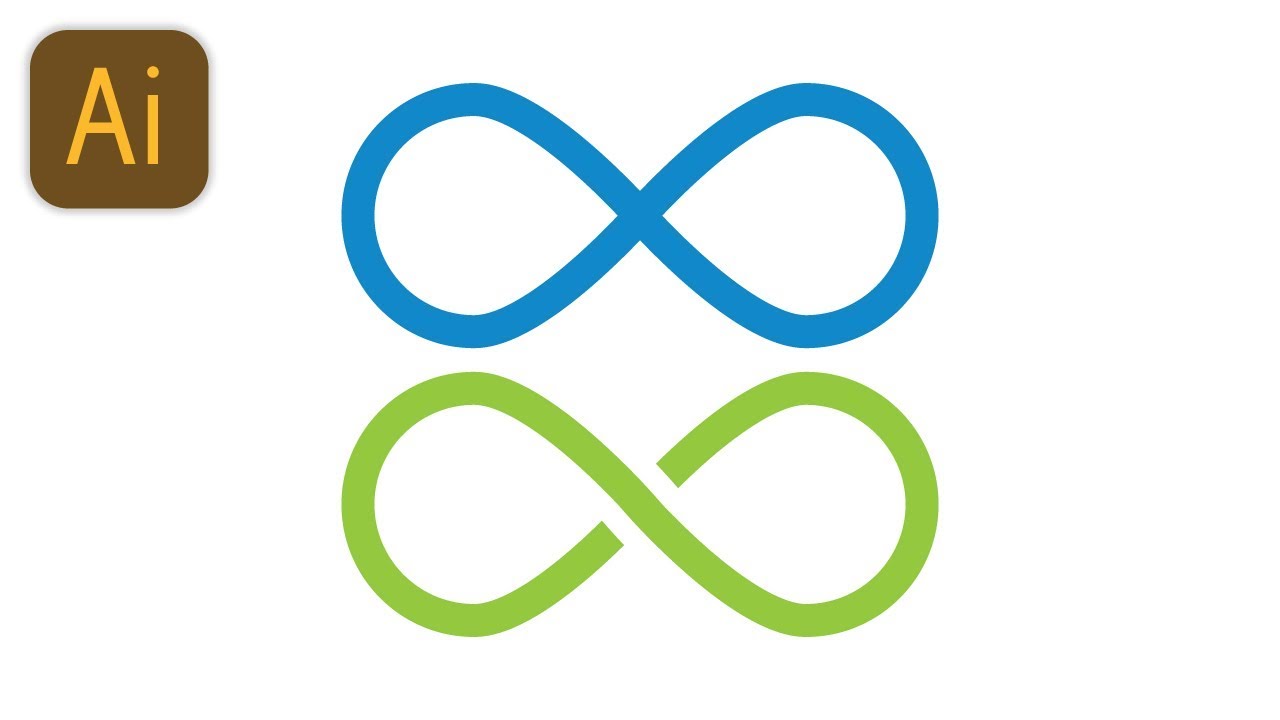 Draw a simple infinity symbol (Illustrator Tutorial) — abcinformatic