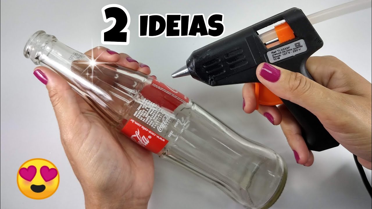 2 IDEIAS FANTÁSTICAS COM GARRAFA DE VIDRO ♥️