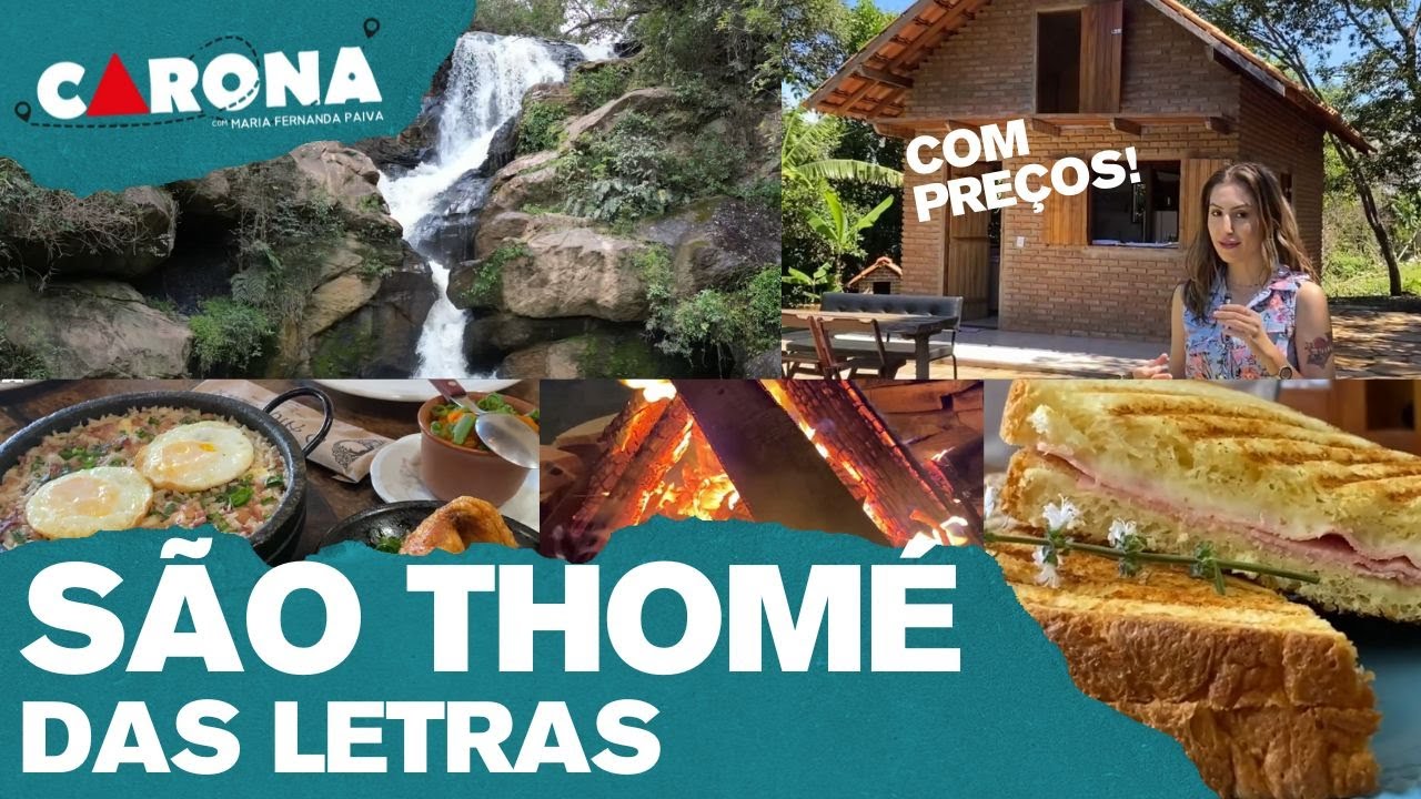 O QUE FAZER em SÃO THOMÉ DAS LETRAS-MG | DE CARONA com Maria Fernanda Paiva🔺