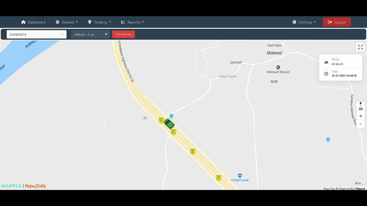 Real-Time GPS Tracking with MapMyIndia | Bonrix Telematics Solutions for Fleet & Asset Management