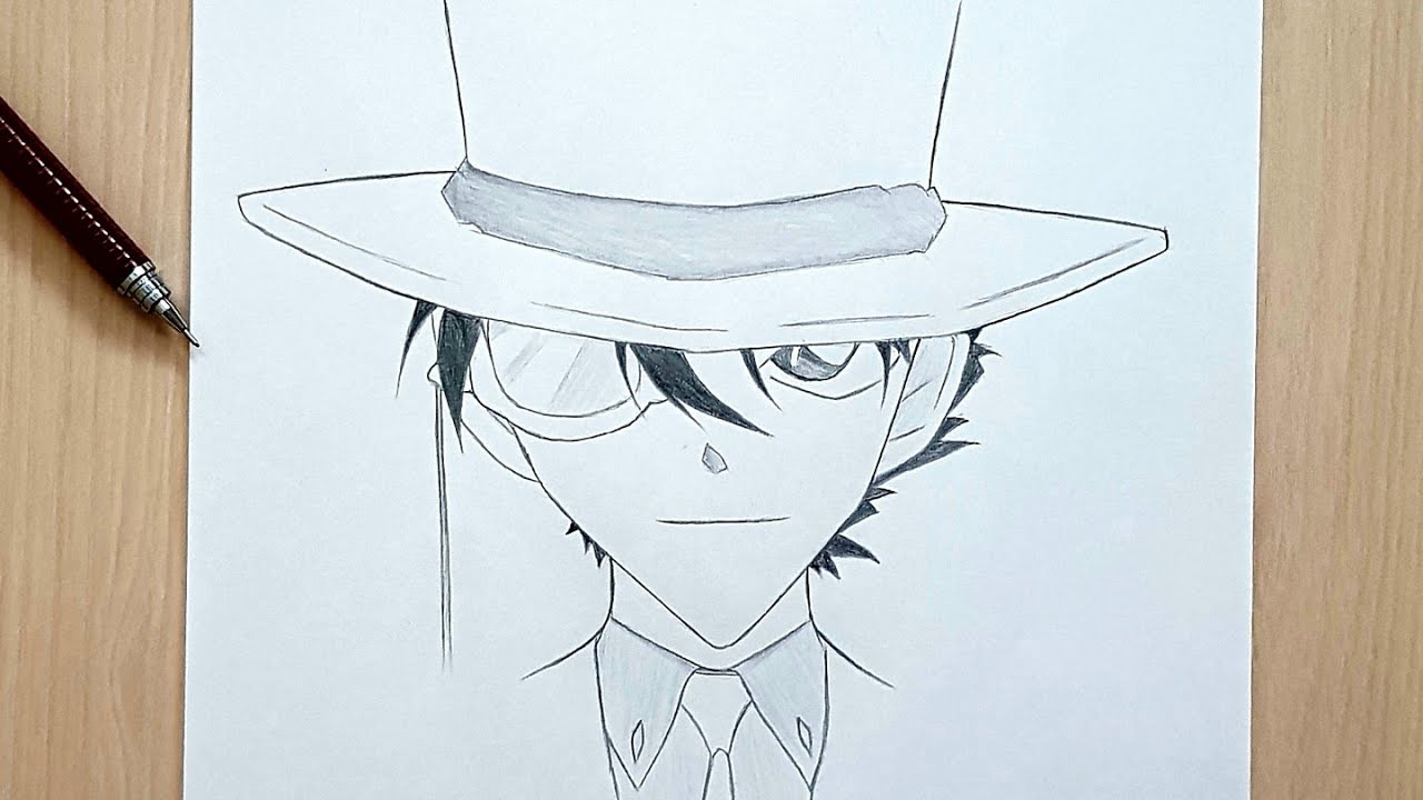How to draw Kaito Kuroba | Kaito step by step Easy | Tutorial
