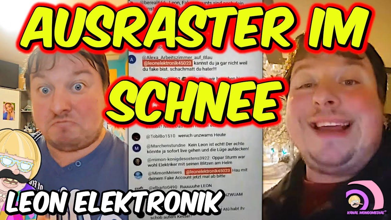 Leon Elektronik: Von Ausrastern, über Fakeleons in den Schnee! |Kanal Mongomedial
