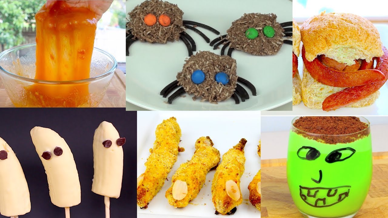 6 Last Minute Easy Halloween Recipes DIY for Kids