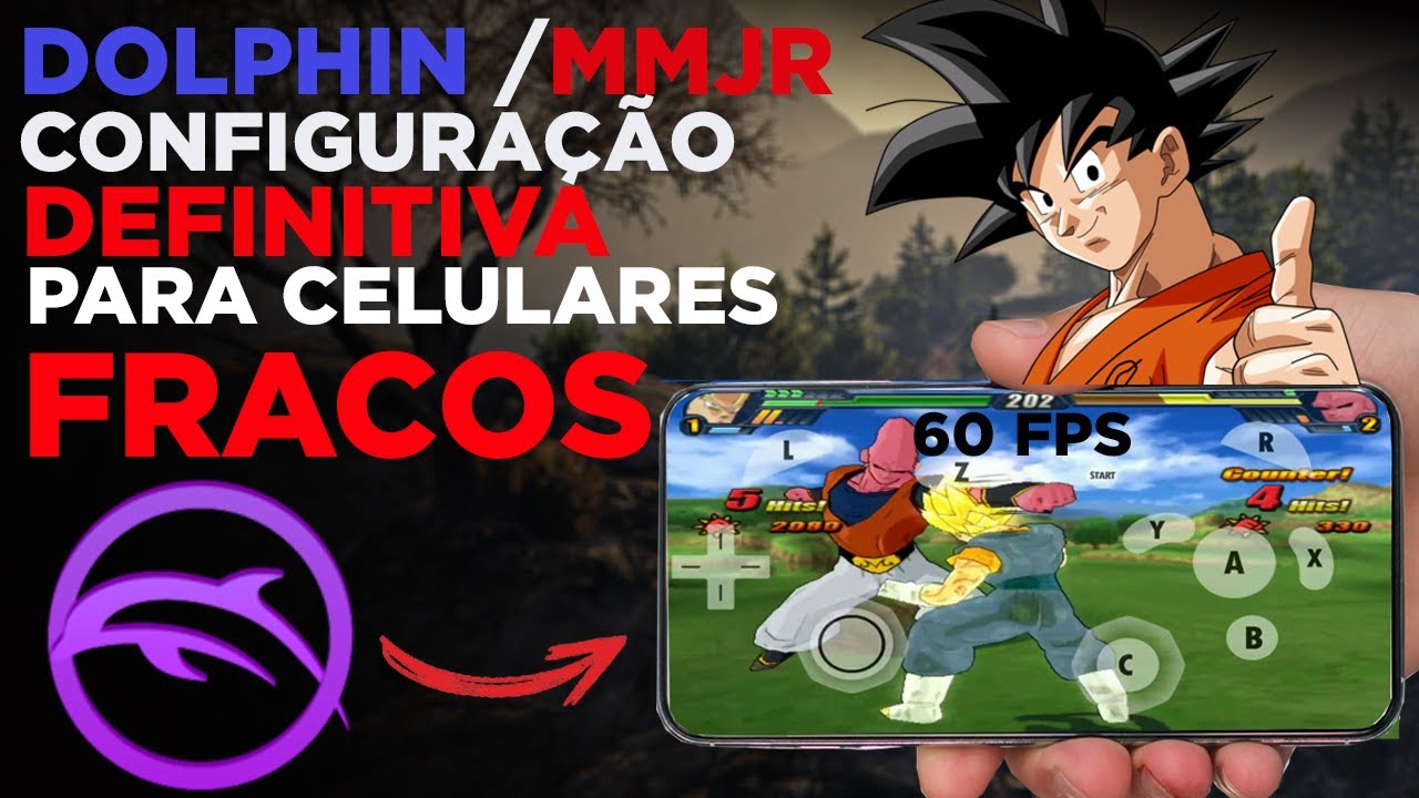 INSANO!! Como Configurar o  Dolphin /mmjr para Celulares FRACOS (FORMA PRÁTICA) - 60 FPS