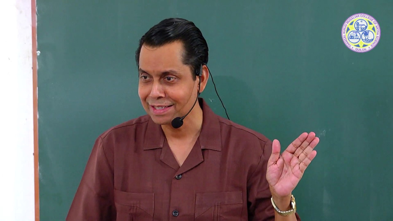 Dr. A. Raghu's lecture on 'The Canonization' by John Donne