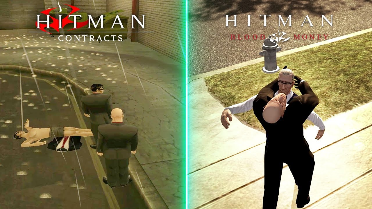 Hitman Contracts VS Hitman Blood Money - Gameplay and Details Comparison