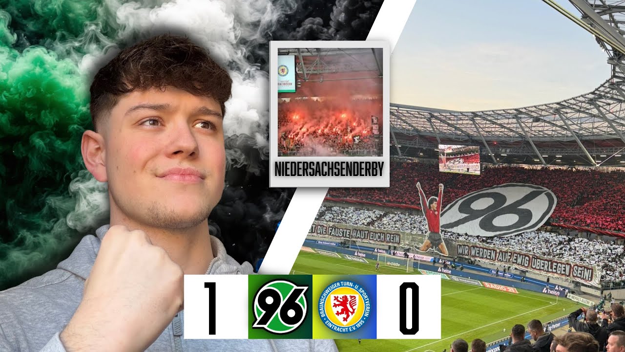 Das KRASSESTE Derby 🧨🎇🔥| HANNOVER 96 VS EINTRACHT BRAUNSCHWEIG STADIONVLOG