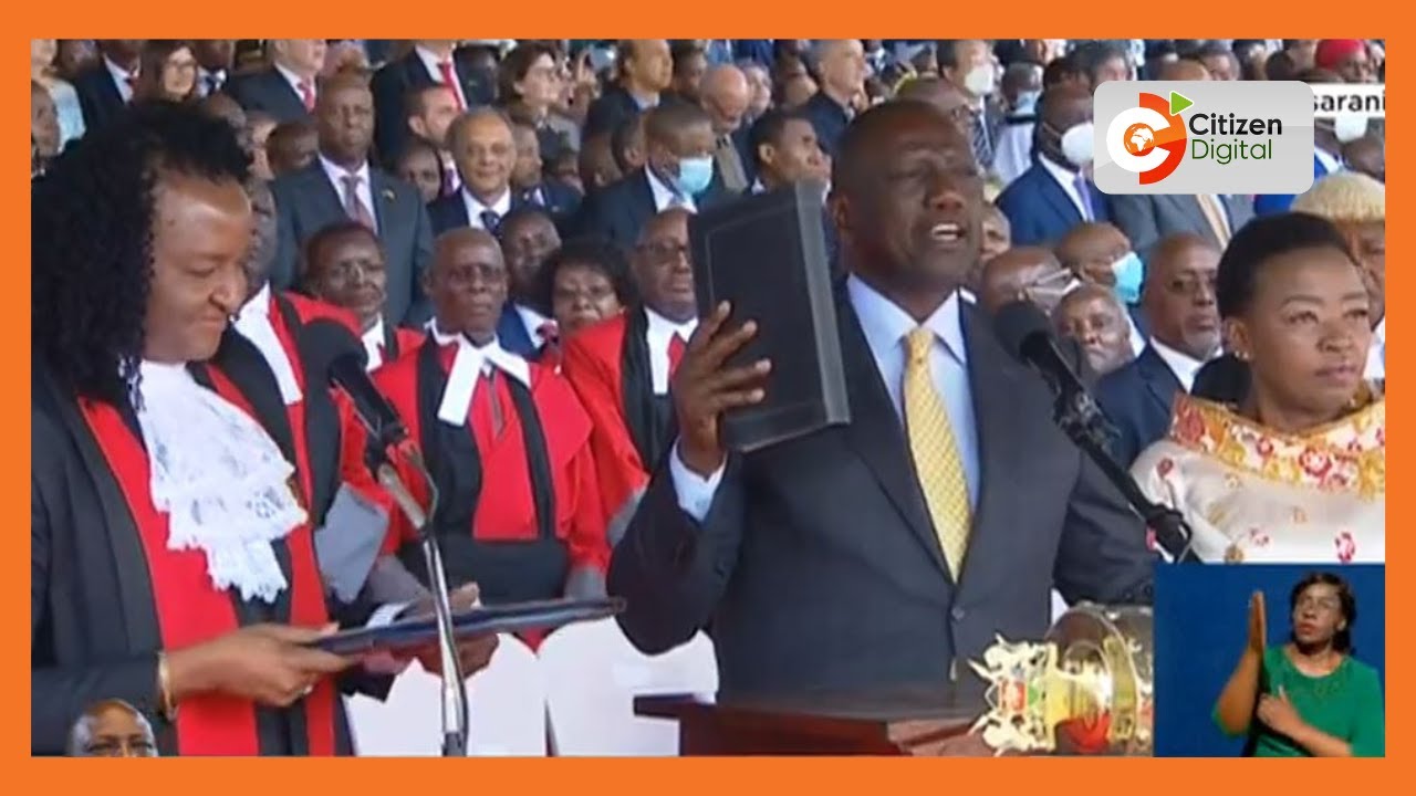 Ruto sworn-in as the 5th President of Kenya