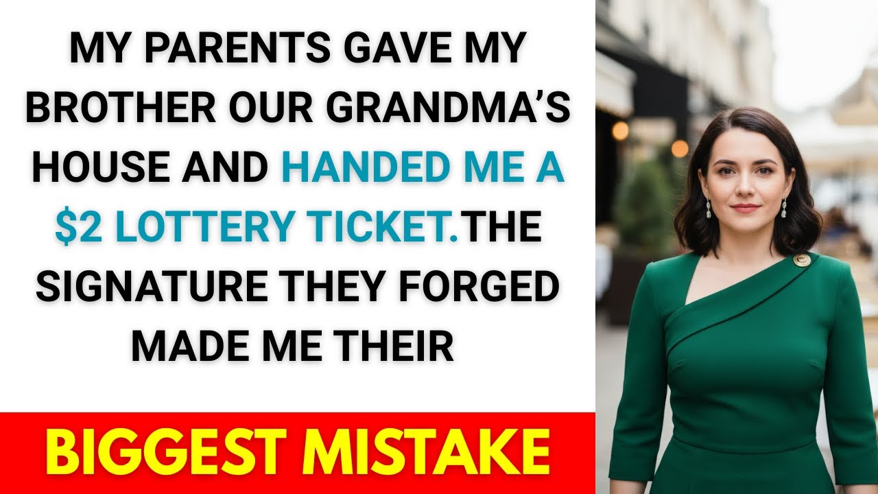 On Christmas, My Parents Gave Me A $2 Lottery Ticket And My Brother A House Key